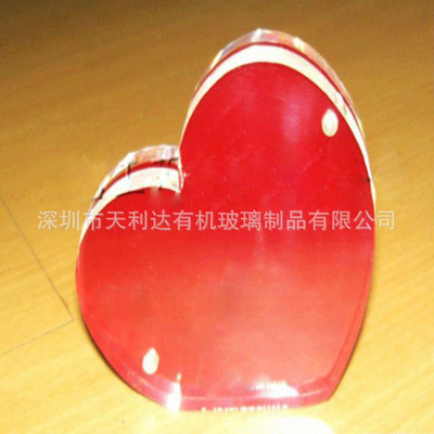 晶彩日常 創意心形有機玻璃相框，為生活增添一份柔情
